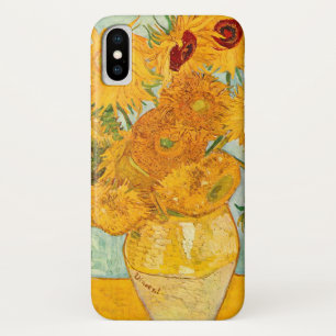 Capa Para iPhone Da Case-Mate Vincent Van Gogh dá 12 girassóis em uma arte de 