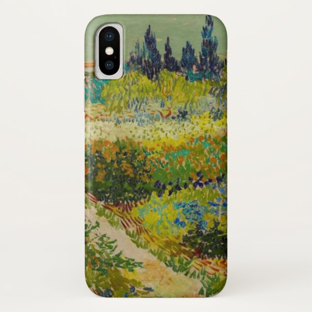 Capa Para iPhone, Case-Mate Vincent Van Gogh Garden em Arles (Verso)
