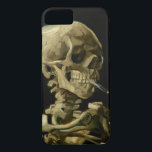 Capa iPhone 8/ 7 Vincent Van Gogh Skeleton com um cigarro em chamas<br><div class="desc">Vincent Van Gogh Skeleton com uma Capa de telefone de cigarro em chamas</div>