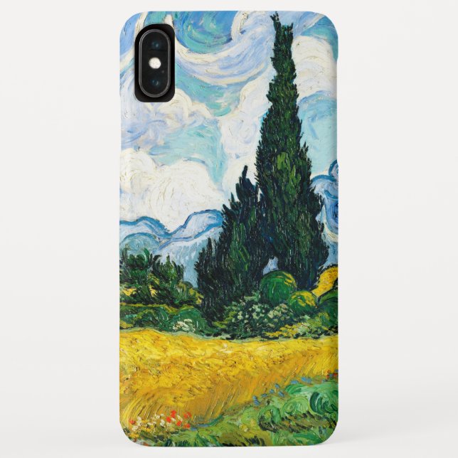 Capa Para iPhone, Case-Mate Vincent Van Gogh Wheat Field com Cyprestes (Verso)