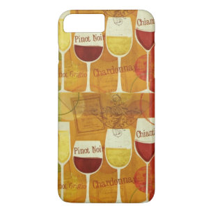 Capa Para iPhone Da Case-Mate Vinha da Vinícola de Vinho Tinto Branco