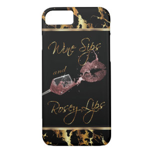 Capa Para iPhone Da Case-Mate Vinhos e Lábios de Rosey - Rosa