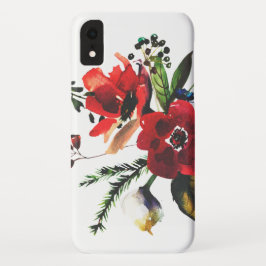 Capa Para iPhone Da Case-Mate Vintage floral elegante da aguarela do inverno