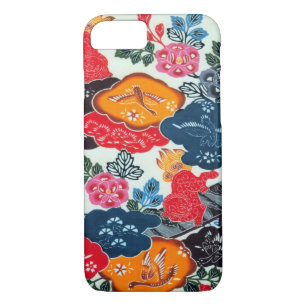 Capa Para iPhone Da Case-Mate Vintage Japonês Kimono Textile (Bingata)