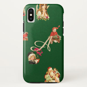 Capa Para iPhone Da Case-Mate Vintage jule, padrão de natal, vitoriano, art nouv