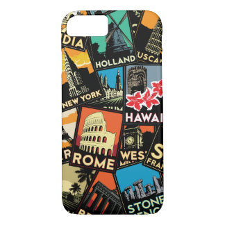 Capa Para iPhone Da Case-Mate Vintage retro Europa Ásia EUA do viagem