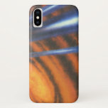 Capa Para iPhone X Vintage Science Ficls, Sci Fi Red Galaxy Swirls<br><div class="desc">Vintage ilustration science fiction image apresentando uma galáxia vermelha girando no espaço.</div>