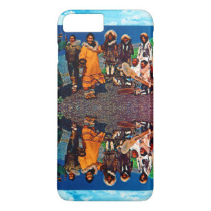 Capa iPhone 8 Plus/7 Plus Vintage USA Alaska Eskimo Dançarinos