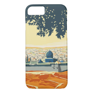 Capa iPhone 8/ 7 Vintage Visite Palestina Viagem