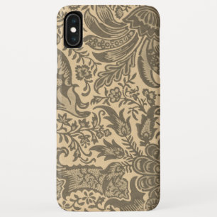 Capa Para iPhone Da Case-Mate Vintage William Morris Sépia Bege Botânico