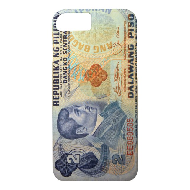 Capa Para iPhone, Case-Mate Vinte velhas pesos Dinheiro filipino (Verso)