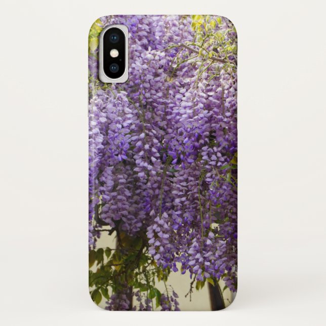 Capa Para iPhone, Case-Mate Violet Wisteria Flowers (Verso)