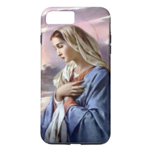 Capa Para iPhone Da Case-Mate Virgem Abençoada Mary Dobrou as mãos na oração