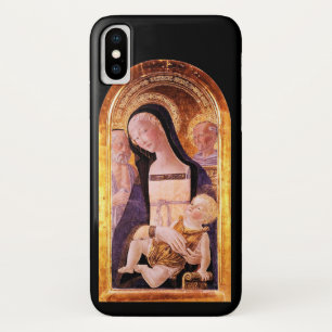 CAPA PARA iPhone X  VIRGEM COM CRIANÇA E SANTOS