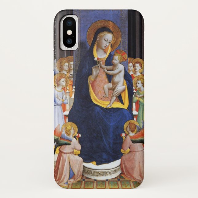 CAPA PARA iPhone, Case-Mate  VIRGEM COM CRIANÇAS, ÂNGULOS E SANTOS (Verso)
