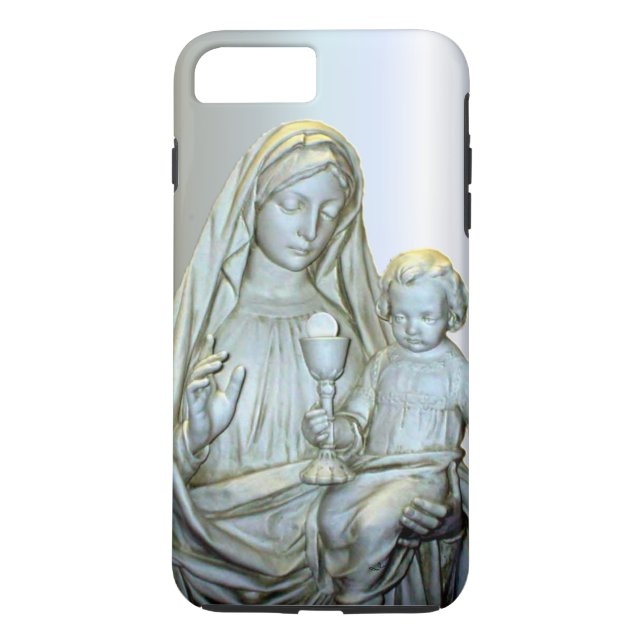 Capa Para iPhone, Case-Mate Virgem Maria abençoada - criança infantil Jesus (Verso)