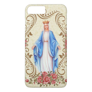 Capa iPhone 8 Plus/7 Plus Virgem Maria abençoada nossa senhora do católico