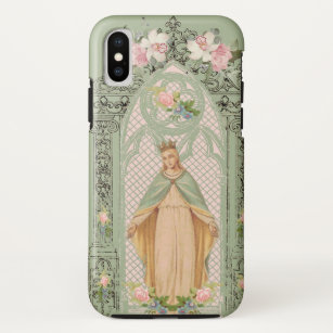 Capa Para iPhone Da Case-Mate Virgem Maria Vintage Católica Religiosa