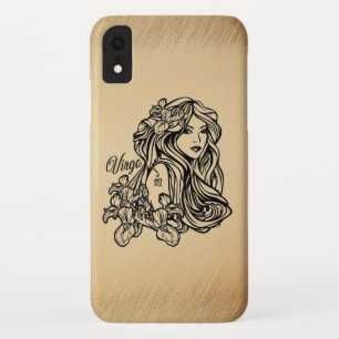 Capa Para iPhone Da Case-Mate Virgo Zodíaco com Visual Antigo