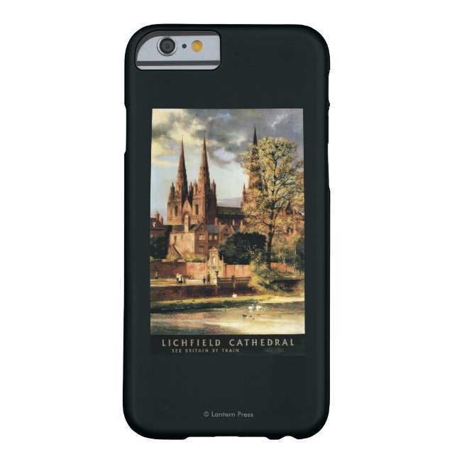 Capa Para iPhone, Case-Mate Vista da catedral de Lichfield (Verso)