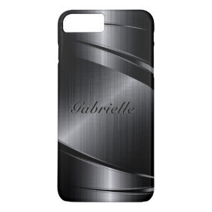 Capa Para iPhone Da Case-Mate Vista de alumínio brilhante preto escovado