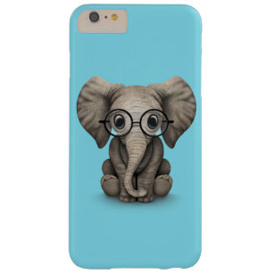 Capa Barely There Para iPhone 6 Plus Vitela bonito do elefante do bebê com vidros de