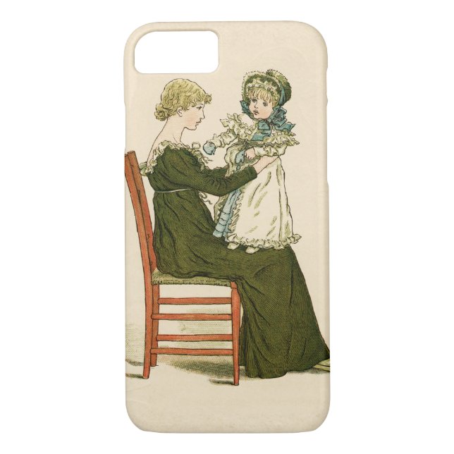 Capa Para iPhone, Case-Mate Vitoriano Baby Greenaway Mãe (Verso)