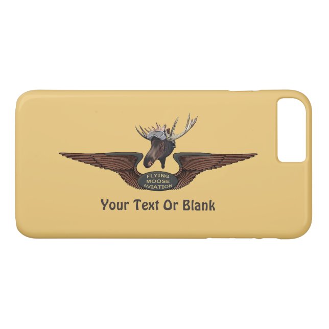 Capa Para iPhone, Case-Mate Voando Moose Bush Piloto Wings (Verso (Horizontal))