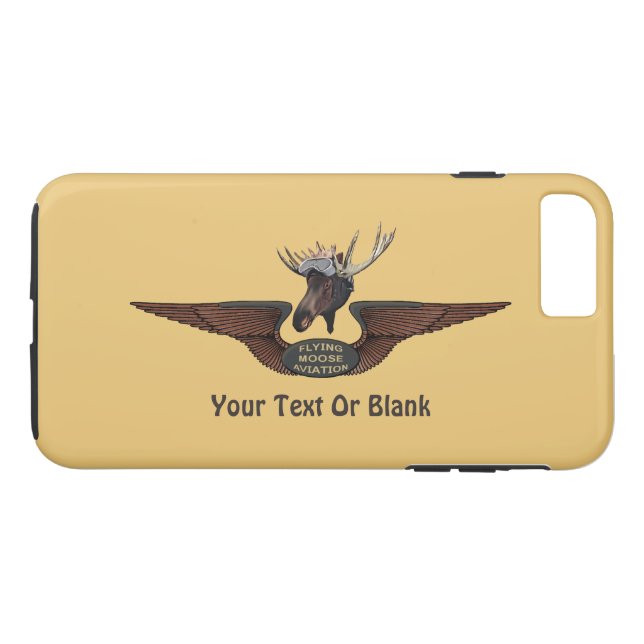Capa Para iPhone, Case-Mate Voando Moose Bush Piloto Wings (Verso (Horizontal))