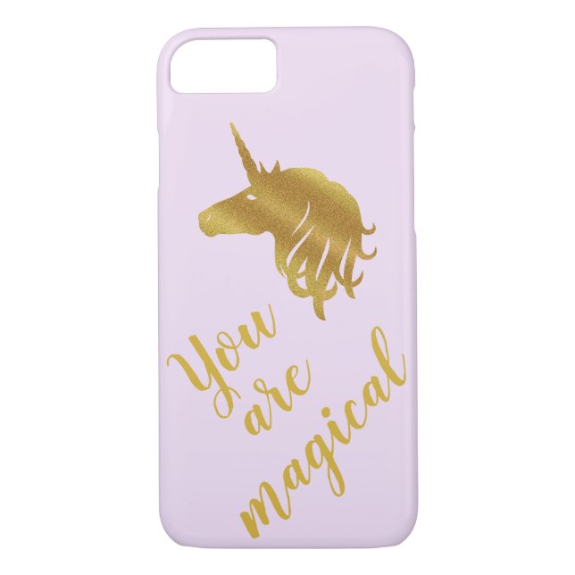 Capa Para iPhone, Case-Mate Você é Dourado e Lilac Case (Verso)