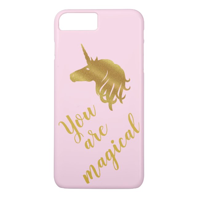 Capa Para iPhone, Case-Mate Você é Dourado e rosa. (Verso)