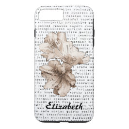 Capa Para iPhone Da Case-Mate Você é o meu café marrom inspirado Flor + Cor