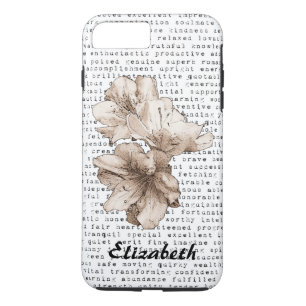 Capa Para iPhone Da Case-Mate Você é o meu café marrom inspirado Flor + Cor