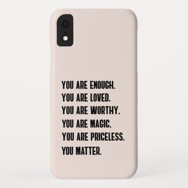 CAPA PARA iPhone, Case-Mate  VOCÊ IMPORTA (Verso)