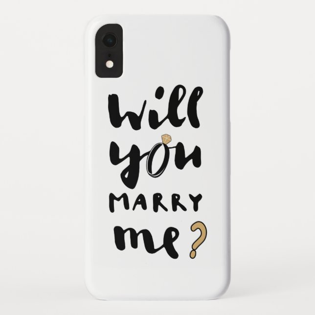 Capa Para iPhone, Case-Mate Você quer casar comigo (Verso)