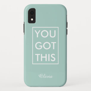 Capa Para iPhone Da Case-Mate Você Tem Este Nome Motivacional Cotação Verde