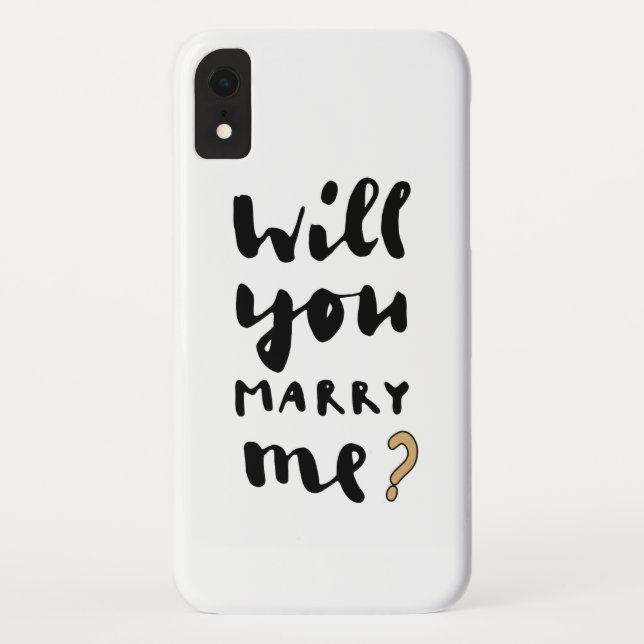 Capa Para iPhone, Case-Mate Você vai me casado? (Verso)
