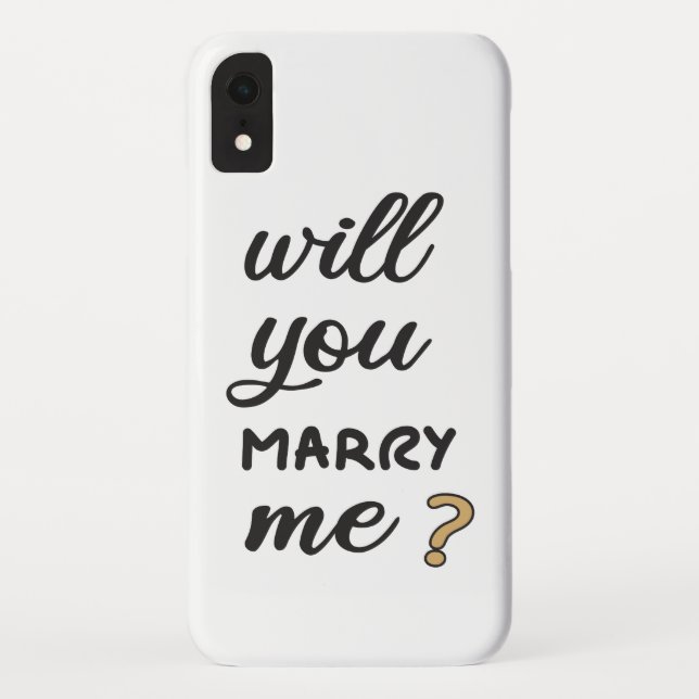 Capa Para iPhone, Case-Mate Você vai me casado? (Verso)