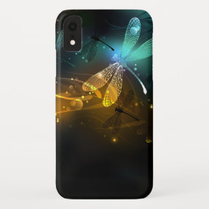 Capa Para iPhone Da Case-Mate Voo luminoso verde de libélula