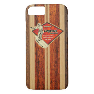 Capa Para iPhone Da Case-Mate Waimea Surfboard Havaiana Faux Wood