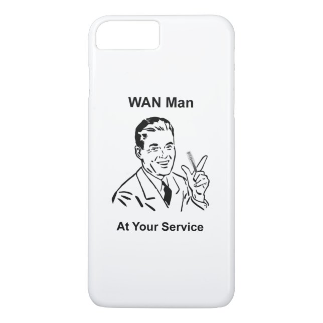 Capa Para iPhone, Case-Mate WAN Man On Your Service Retro Tech (Verso)