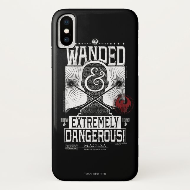 Capa Para iPhone, Case-Mate Wanded e Extremamente Perigosa Poster de Desejo -  (Verso)