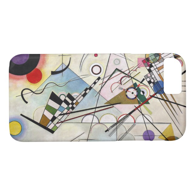 Capa Para iPhone, Case-Mate WASSILY KANDINSKY - Composição VIII 1923 (Verso (Horizontal))