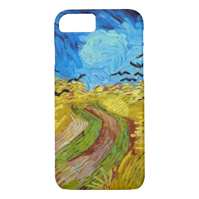 Capa Para iPhone, Case-Mate Wheatfield com Crows, Van Gogh (Verso)