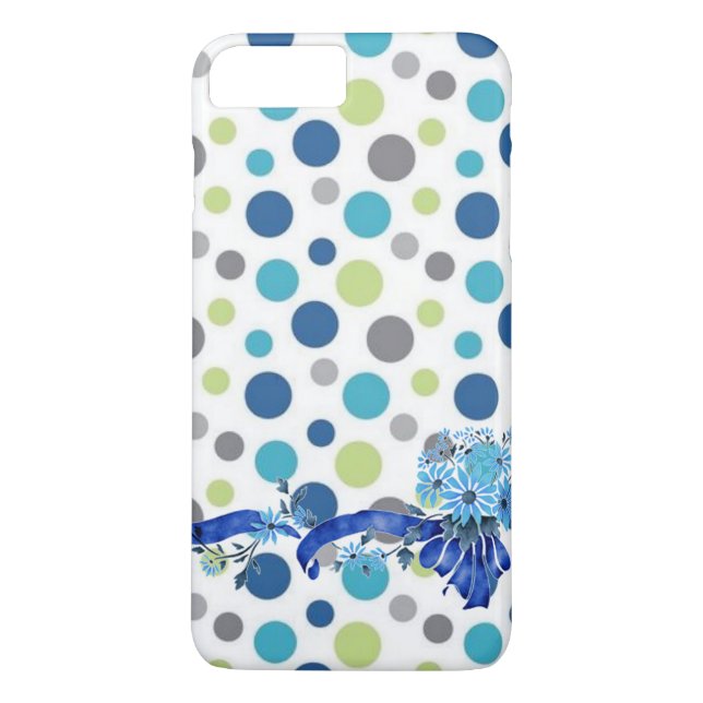 Capa Para iPhone, Case-Mate Whimsical com Pontas Azuis (Verso)