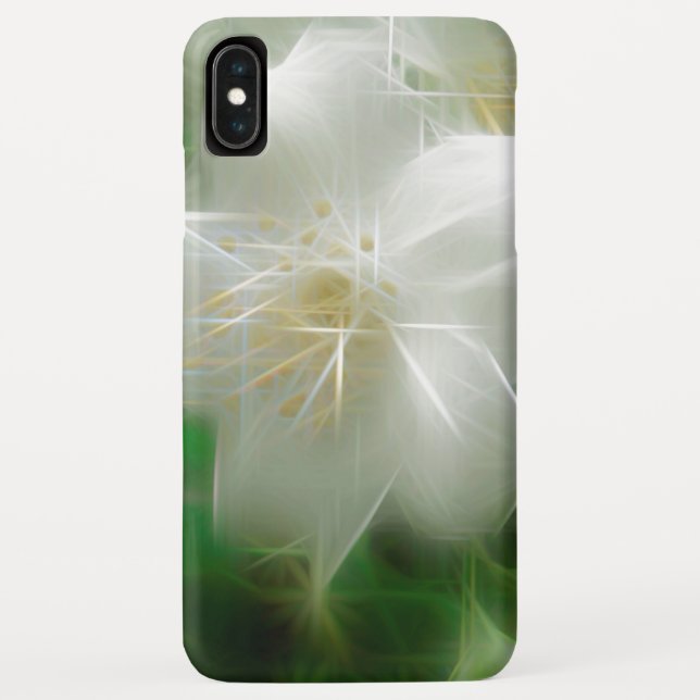 Capa Para iPhone, Case-Mate White Shiny Jasmine (Verso)