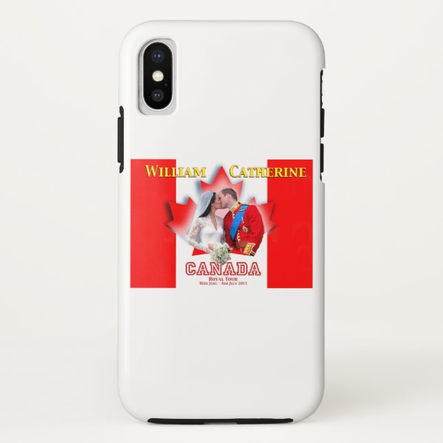 Capa Para iPhone, Case-Mate William & Catherine Canada Royal Tour Comemorativo (Verso)