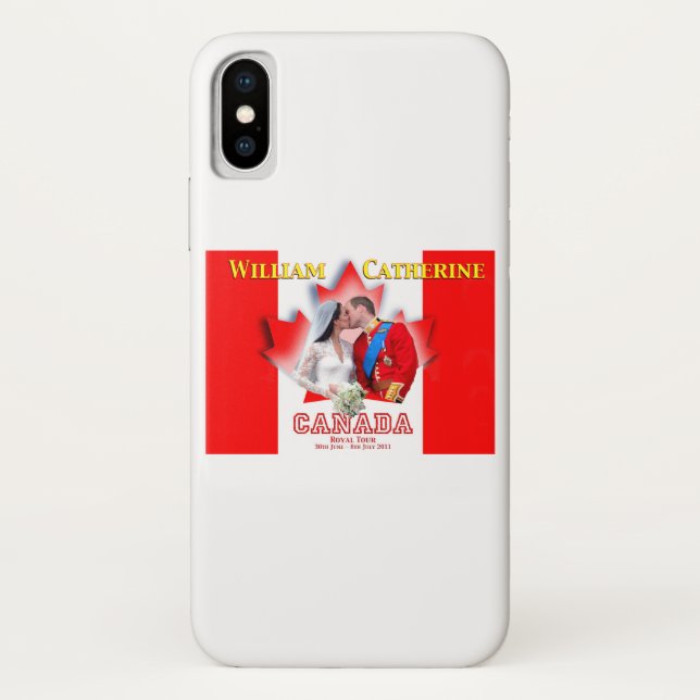 Capa Para iPhone, Case-Mate William & Catherine Canada Royal Tour Comemorativo (Verso)
