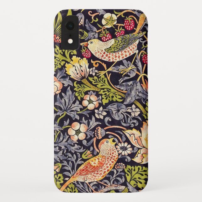 Capa Para iPhone, Case-Mate William Morris Strawberry Thef Floral Art Nouveau (Verso)