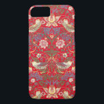 Capa iPhone 8/ 7 William Morris Vintage Strawberry Thief Pattern<br><div class="desc">Este é um impressão de aprimoramento digital derivado de um antigo bloco 1883 impresso O padrão de Morango de Morango desenhado por William Morris. William Morris era poeta vitoriano, romancista, designer têxtil e figura importante do Movimento de Artes e Artesanatos Britânico. Seus designs tinham uma estética inspirada no medieval e...</div>